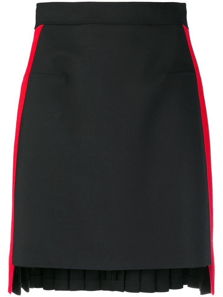 Alexander Mcqueen Asymmetric A-line Skirt - Black