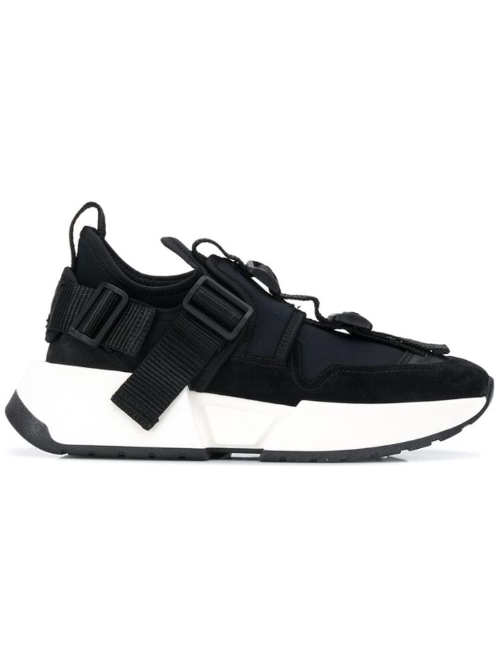 Mm6 Maison Margiela Buckle Sneakers - Black