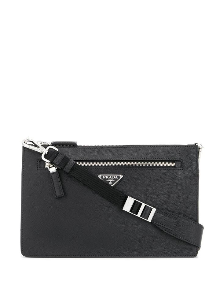 Prada Zipped Travel Pouch - Black