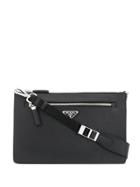 Prada Zipped Travel Pouch - Black