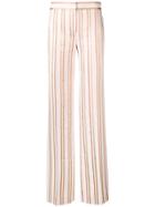 Peter Pilotto Lurex Striped Trousers - Pink