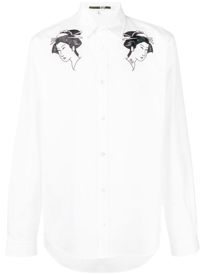 Mcq Alexander Mcqueen Kimono Girl Shirt - White