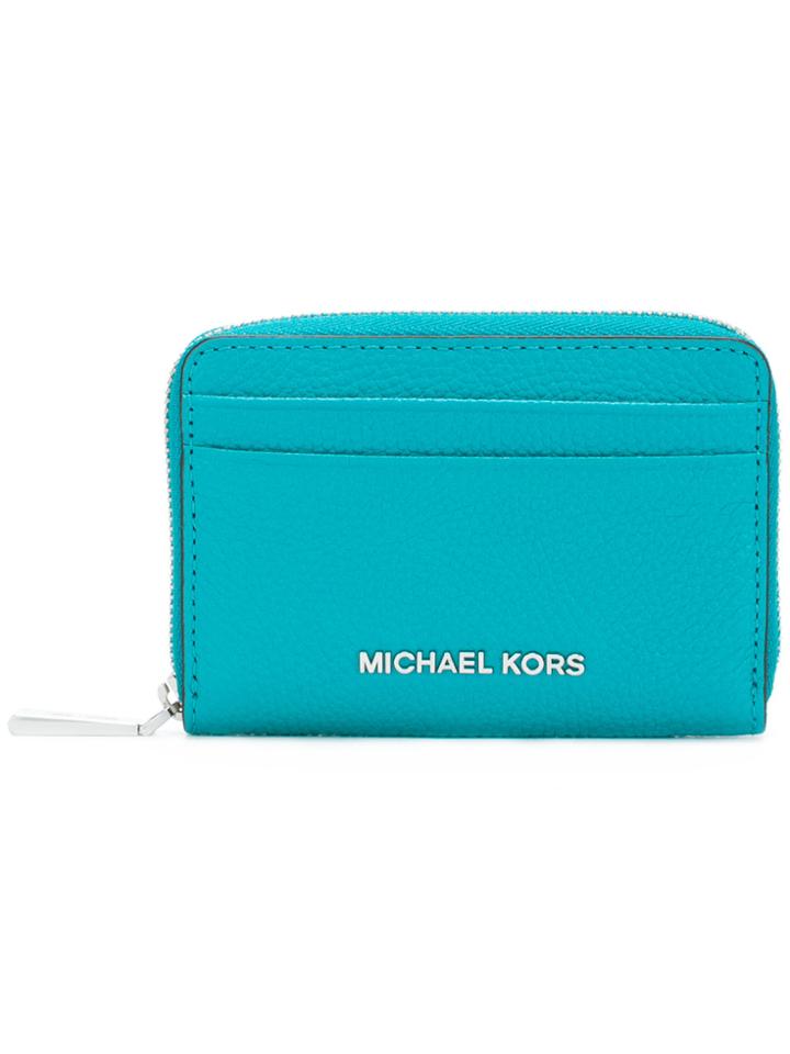 Michael Michael Kors Zipped Fastened Purse - Blue