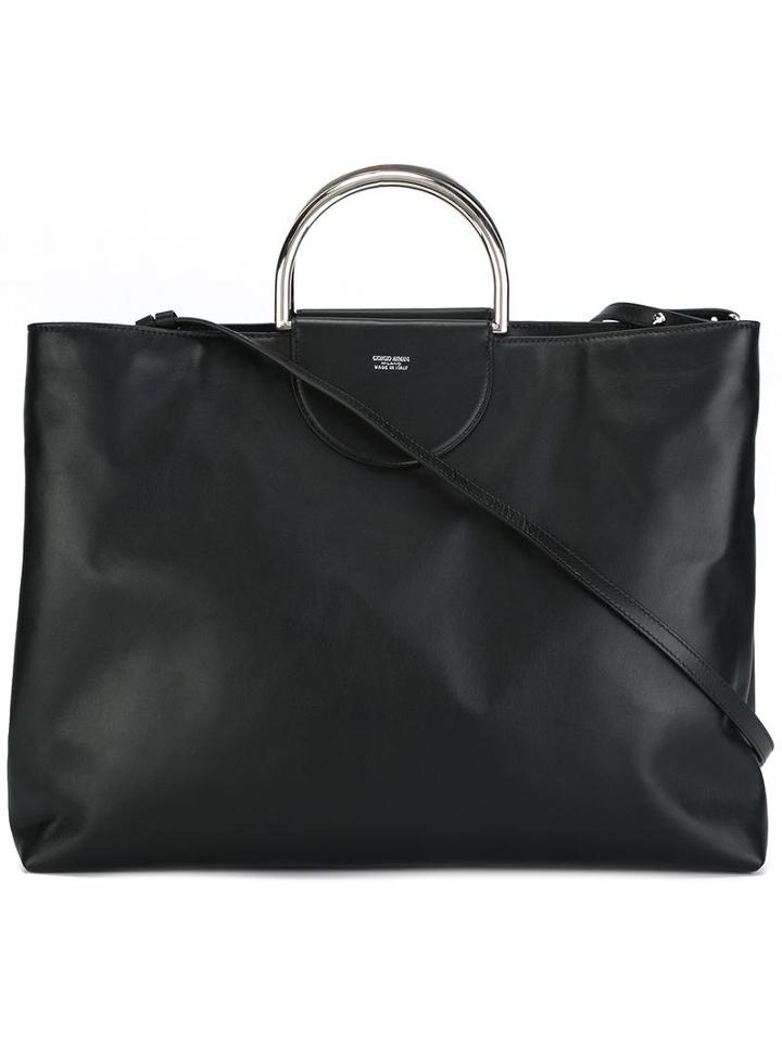 Giorgio Armani Shopper Tote, Women's, Leather
