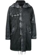 Hooded Coat - Men - Cotton/polyamide/polyester - S, Black, Cotton/polyamide/polyester, Stone Island Shadow Project