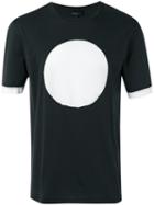 3.1 Phillip Lim Circular Print T-shirt, Men's, Size: Medium, Black, Cotton