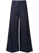 H Beauty & Youth. 'baggy' Trousers, Women's, Size: Medium, Blue, Cotton