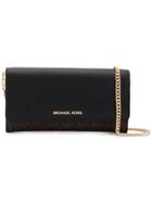 Michael Michael Kors Convertible Chain Wallet - Black