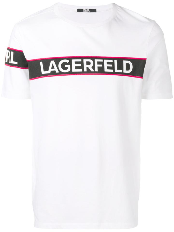 Karl Lagerfeld Logo T-shirt - White
