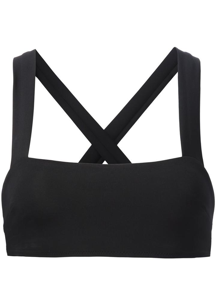 Fleur Du Mal - Cage Strap Bikini Top - Women - Polyamide/spandex/elastane - S, Black, Polyamide/spandex/elastane