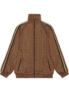Gucci Oversize G Rhombus Zip Jacket - Brown