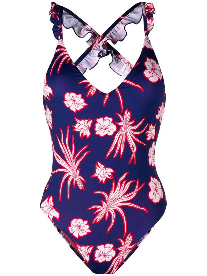 Pinko Floral Swimsuit - Blue