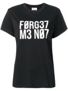 Red Valentino F0rg37 M3 N07 T-shirt - Black