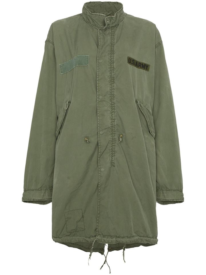 R13 God Save America Coat - Green