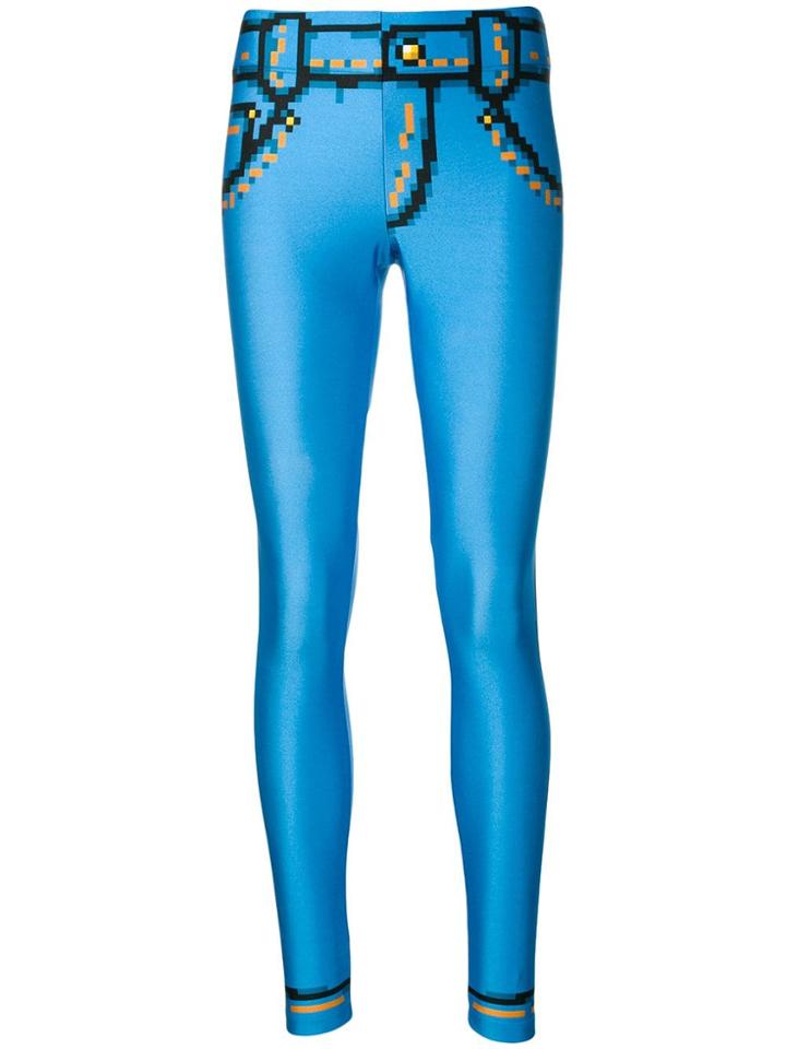 Moschino Pixel Leggings - Blue