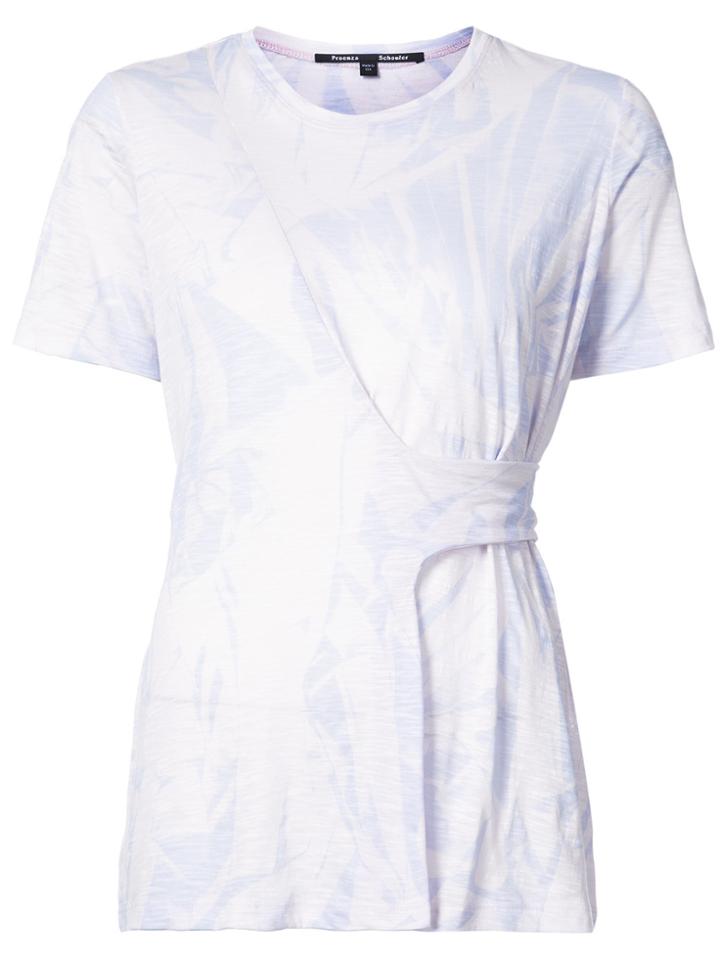 Proenza Schouler Short Sleeve T-shirt - Pink & Purple