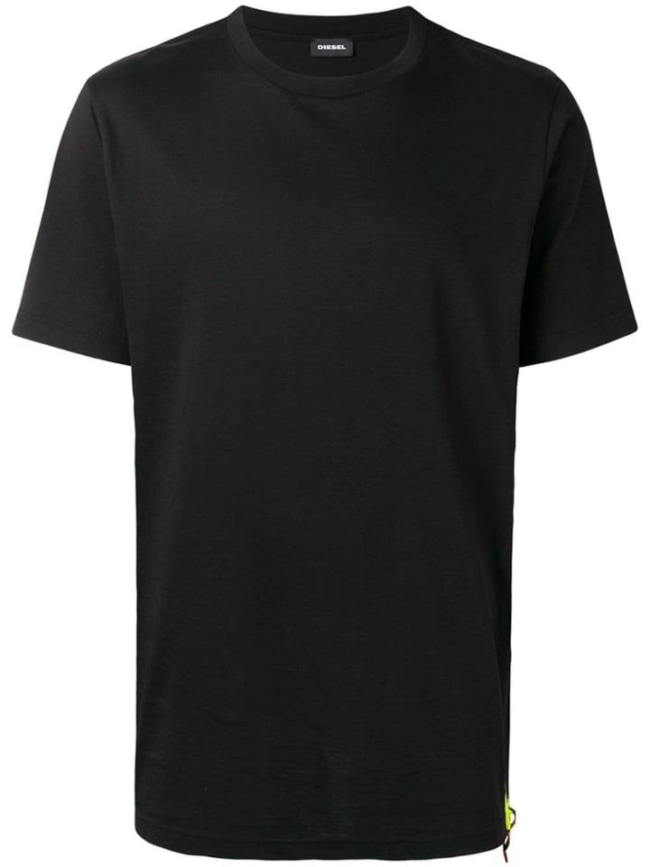Diesel Lettering Graphic Print T-shirt - Black