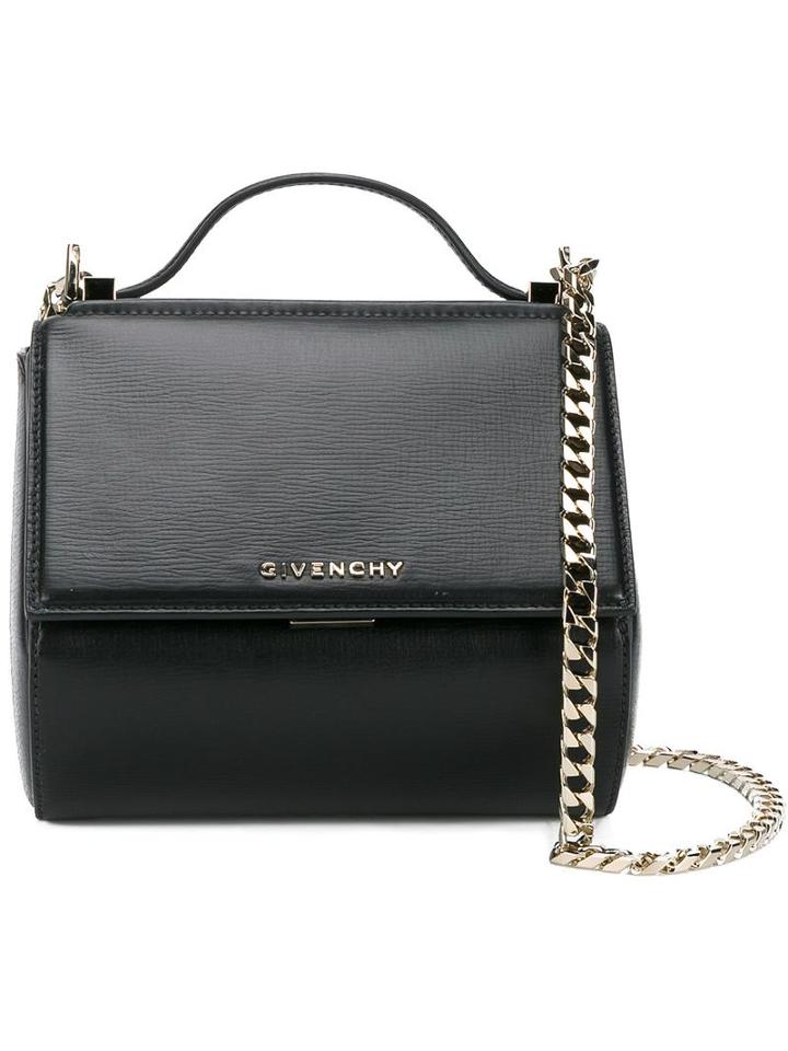 Givenchy Pandora Box Shoulder Bag, Women's, Black, Leather/metal