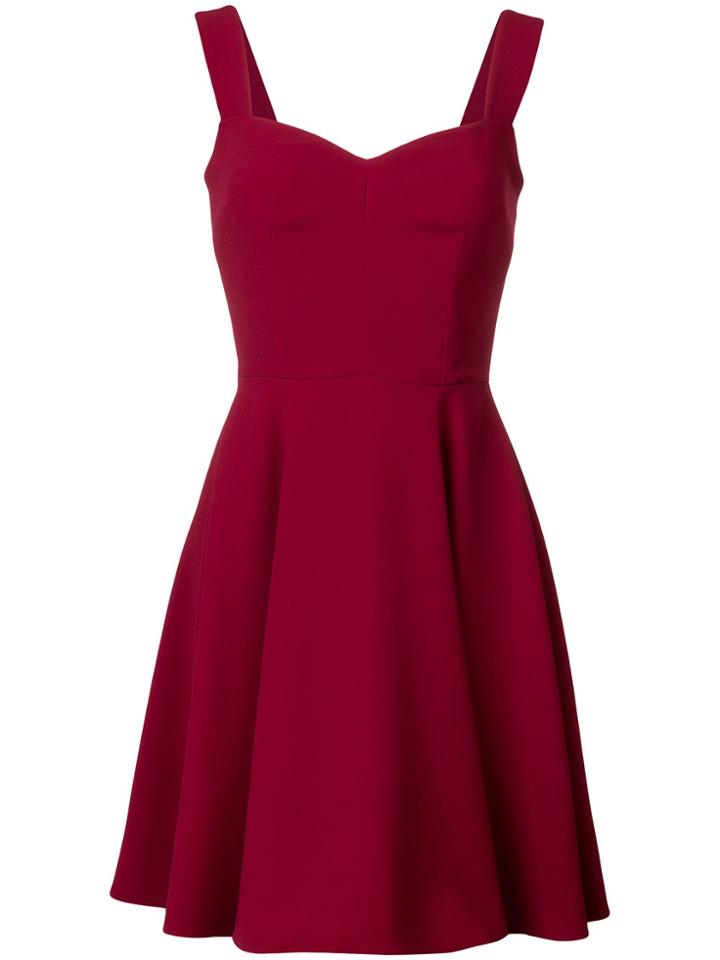 Dolce & Gabbana Sleeveless Sweetheart Dress - Red