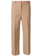 Versace Cropped Trousers - Brown