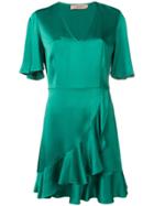Twin-set Ruffled Mini Dress - Green