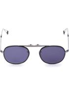 Garrett Leight Foldover Aviator Sunglasses