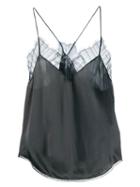 Iro Lace-trimmed Camisole - Grey