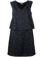 Cotélac - Printed Shift Dress - Women - Cotton/polyester - 2, Black, Cotton/polyester
