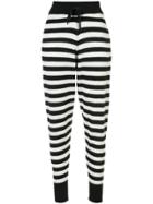 Morgan Lane Hailey Striped Trousers - Black
