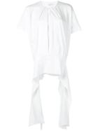 Victoria Victoria Beckham Side Tie Top - White