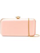 Versace Medusa Lock Clutch Bag - Pink & Purple