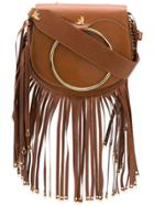Palomo Spain Fringed Crossbody Bag - Brown