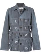 Loewe Brand Letters Jacket - Blue