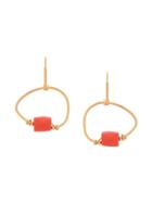 Marni Asymmetrical Hoop Earrings - Gold