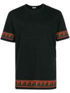 Versace Collection Contrast-trim T-shirt - Black