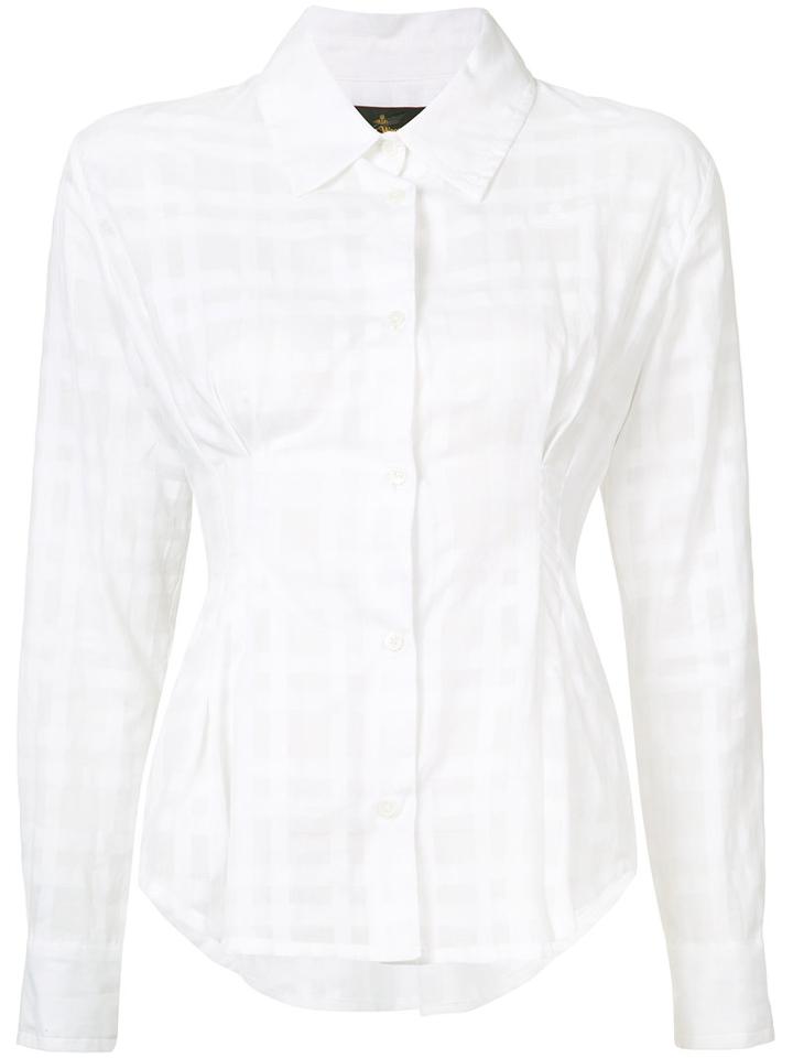 Vivienne Westwood Anglomania - 'ringstead' Shirt - Women - Cotton - 40, White, Cotton
