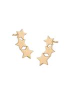 Alinka 18kt Yellow Gold 'stasia' Triple Star Ear Cuff, Women's, Metallic