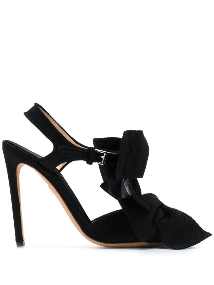 Giambattista Valli Bow-tie Sandals - Black