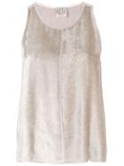 Forte Forte Round Neck Vest - Nude & Neutrals