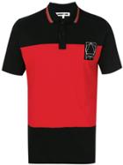 Mcq Alexander Mcqueen Colour Block Polo Shirt - Blue