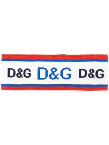 Dolce & Gabbana D & G Knitted Headband - White
