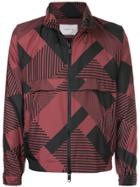 Cerruti 1881 Printed Windbreaker Jacket - Red