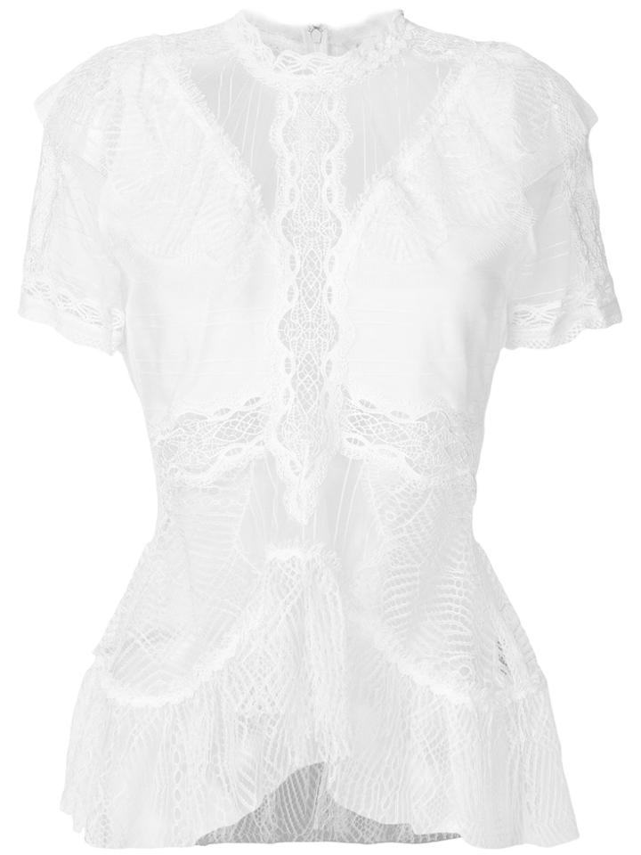 Alice+olivia Classic Shift Blouse - Black