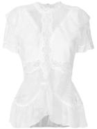 Alice+olivia Classic Shift Blouse - Black