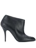 Stella Mccartney Stitched 100mm Ankle Boots - Black
