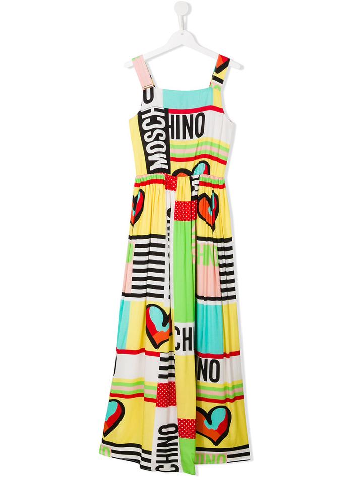 Moschino Kids - Printed Patchwork Dress - Kids - Cotton/viscose - 14 Yrs, Girl's