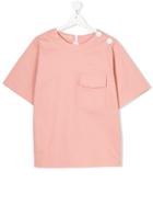 Marni Kids Flap Pocket T-shirt - Pink & Purple