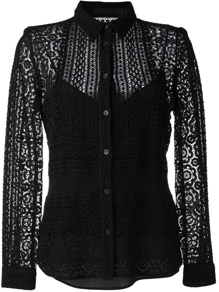 Burberry Prorsum Lace Shirt