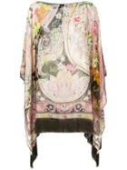 Etro Patterned Poncho Top - Neutrals