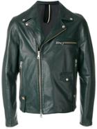 Low Brand Zip Biker Jacket - Green